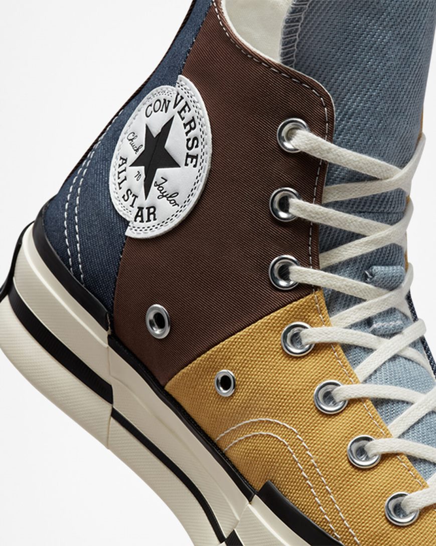 Tenisi Inalti Dama Converse Chuck 70 Plus Material Mashup Maro Bleumarin | RO VORCL731